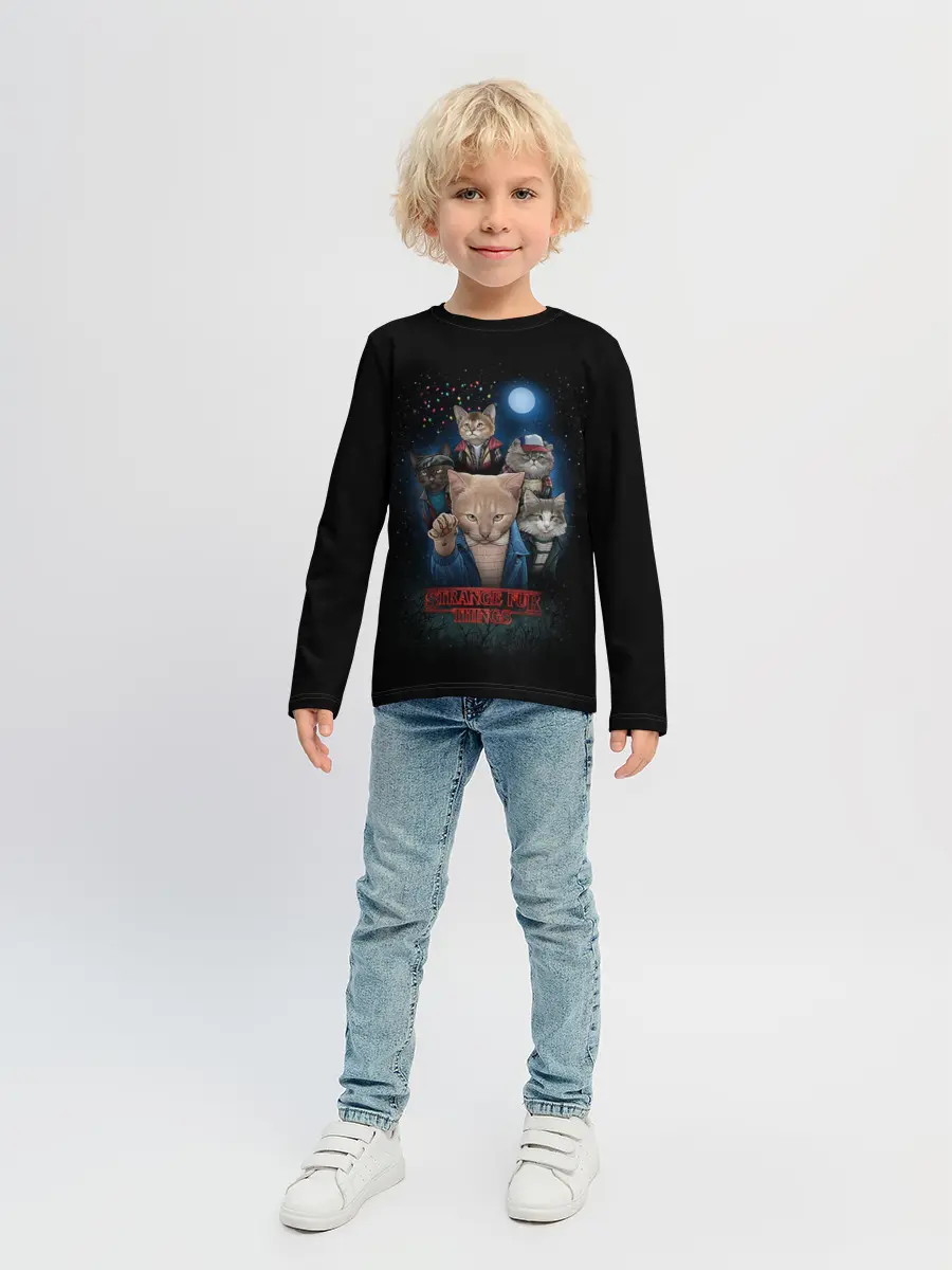Детский лонгслив / Stranger Things