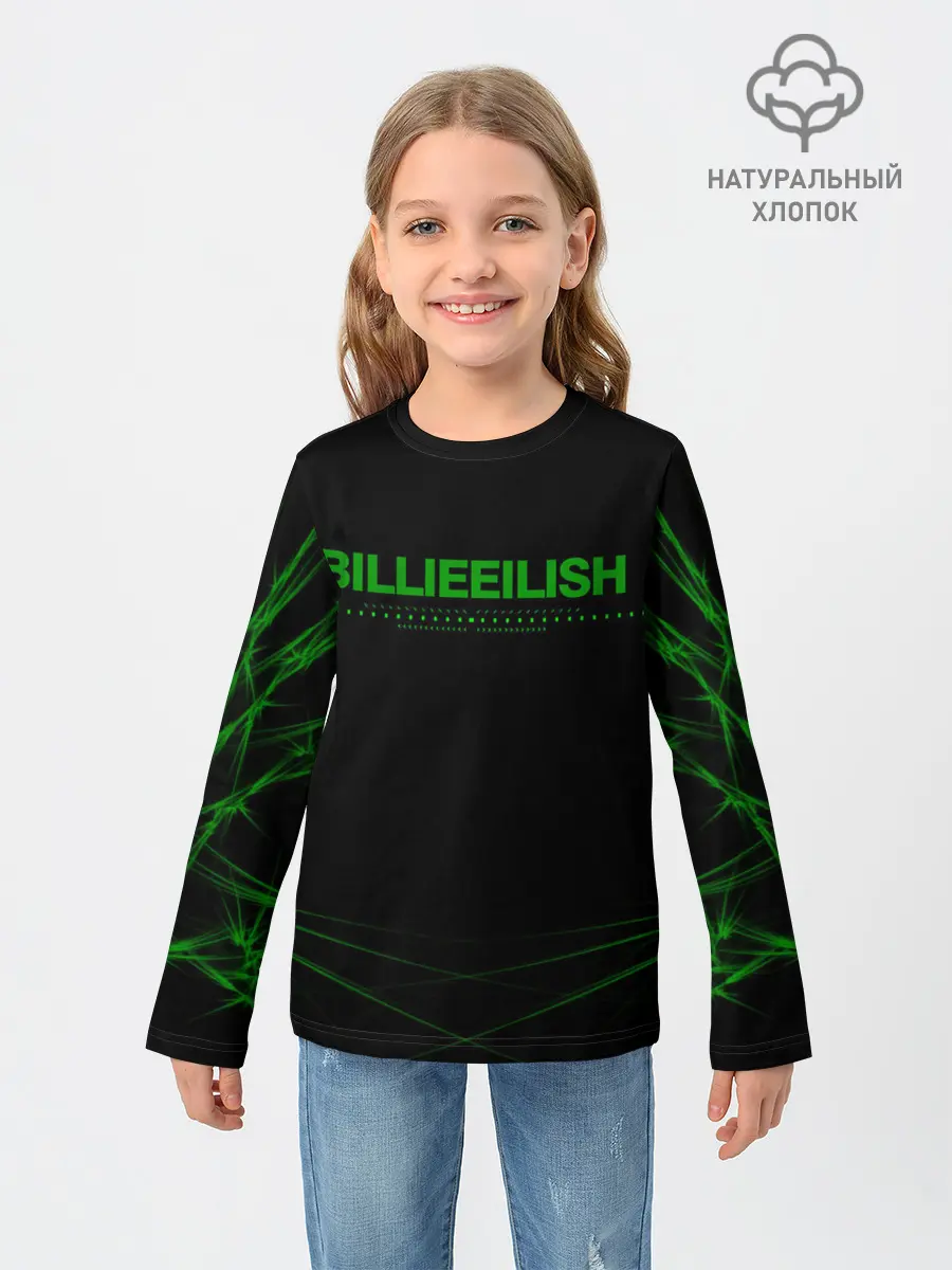 Детский лонгслив / Billie Eilish.