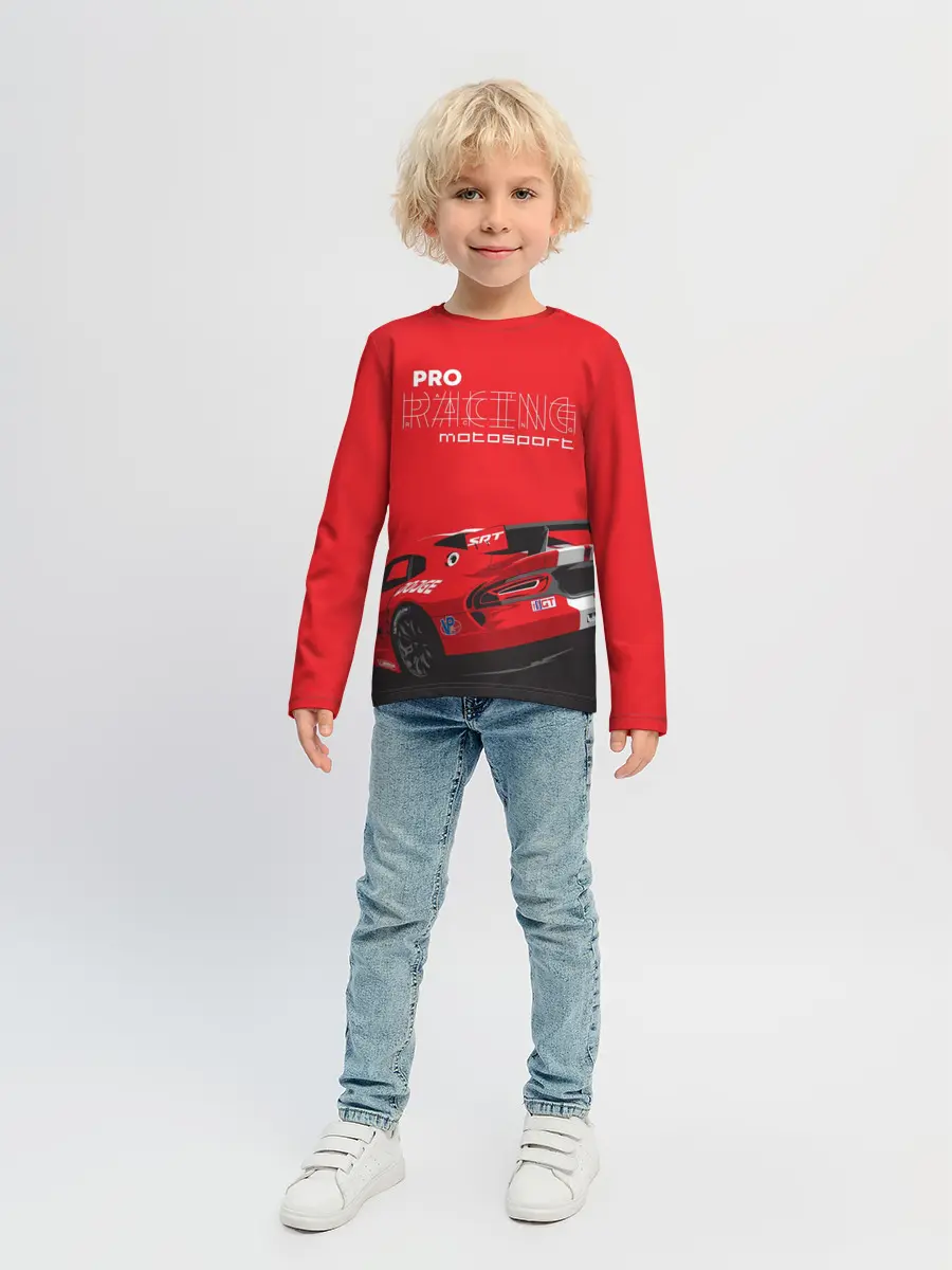 Детский лонгслив / Pro Racing