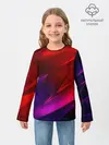 Детский лонгслив / NEON GEOMETRY STRIPES