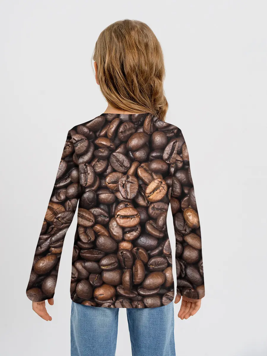 Детский лонгслив / Coffee
