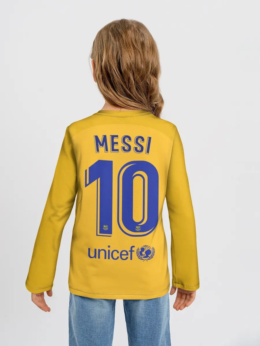 Детский лонгслив / Messi 4-th kit 19-20