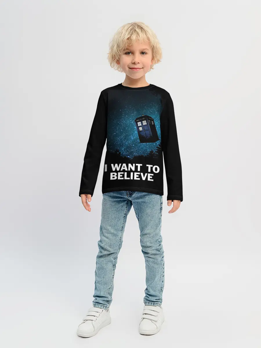 Детский лонгслив / Doctor Who