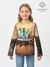 Детский лонгслив / Minecraft / Майнкрафт