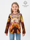 Детский лонгслив / Пиз..ц : Вечный