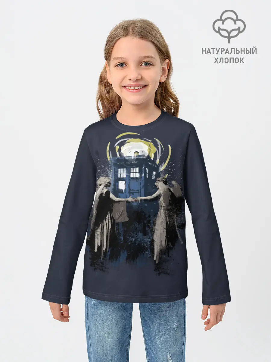 Детский лонгслив / Doctor Who