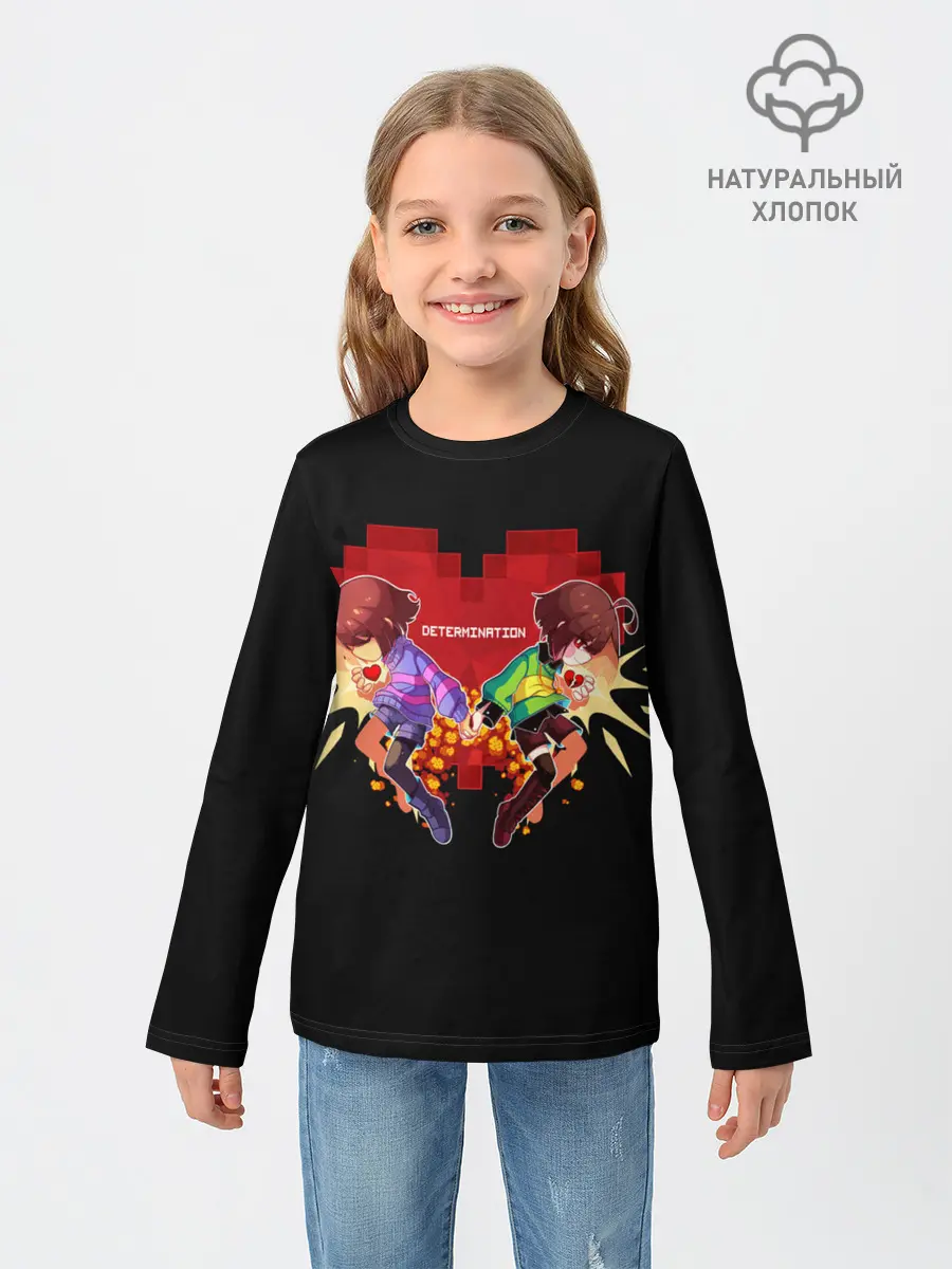 Детский лонгслив / UNDERTALE
