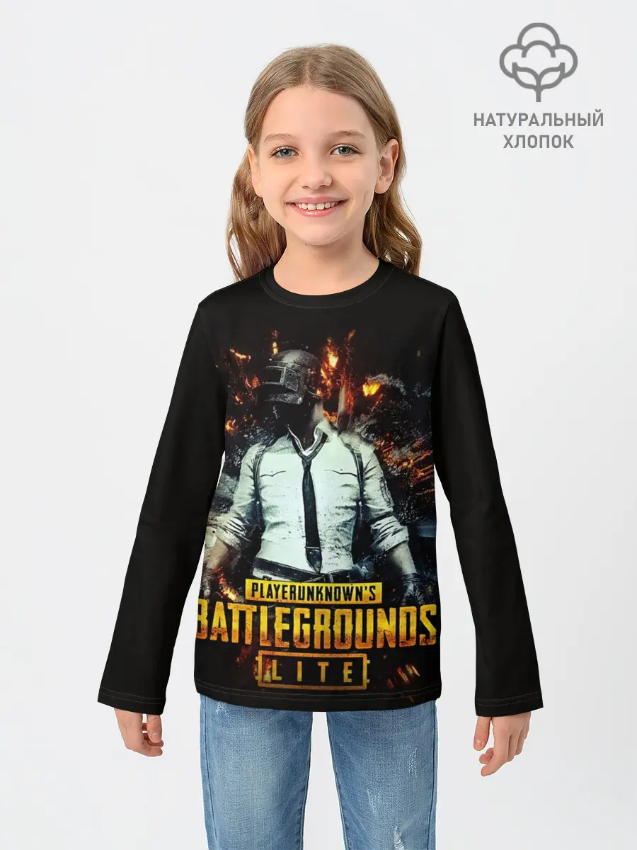 Детский лонгслив / PUBG Lite
