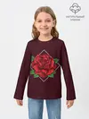 Детский лонгслив / Роза