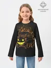 Детский лонгслив / My Neighbor Totoro оранжевый кот