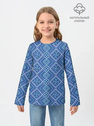 Детский лонгслив / Славянский орнамент