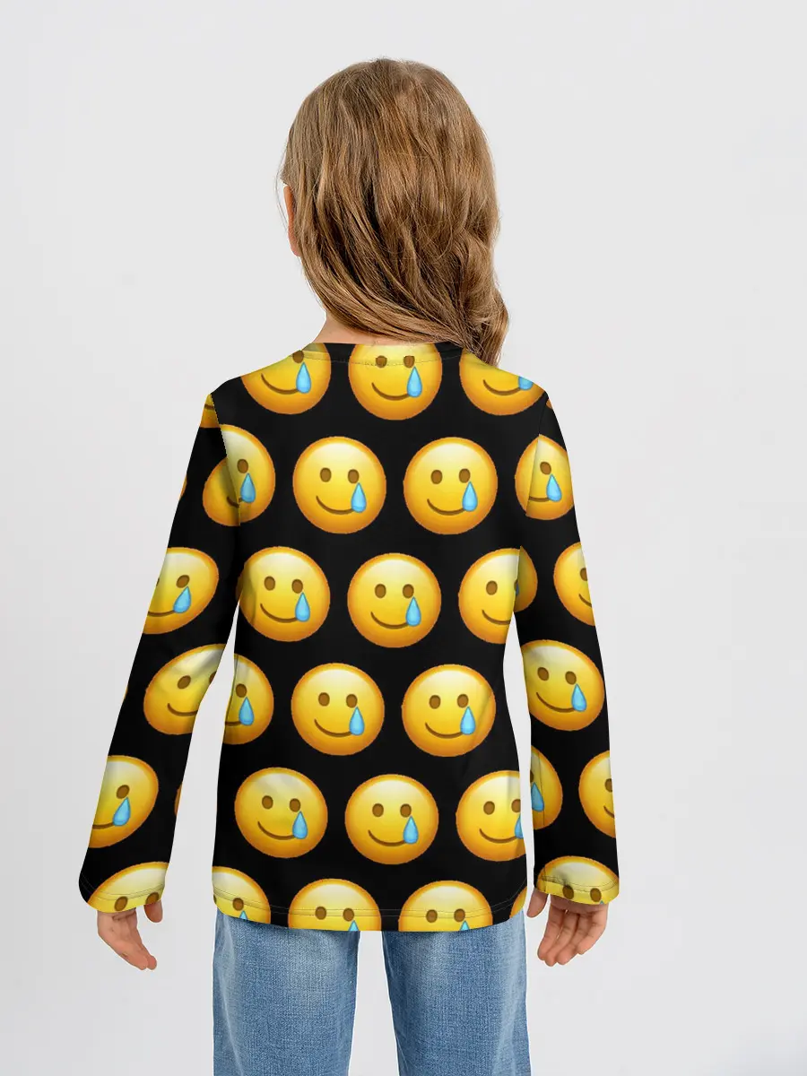 Детский лонгслив / New Emoji