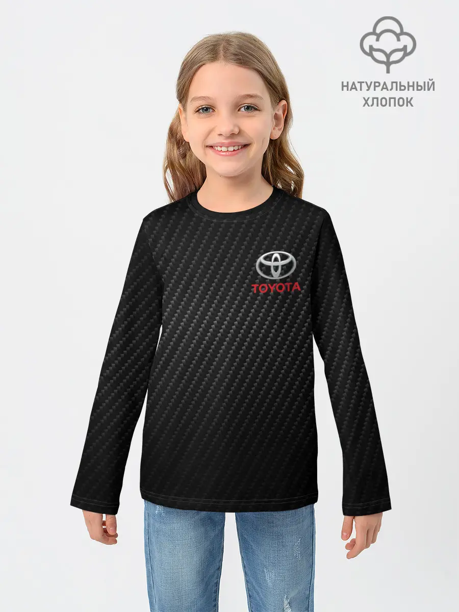Детский лонгслив / TOYOTA | ТОЁТА КАРБОН