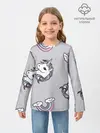 Детский лонгслив / Радужный единорог