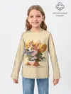 Детский лонгслив / КОРГИ ПУТЕШЕСТВЕННИК