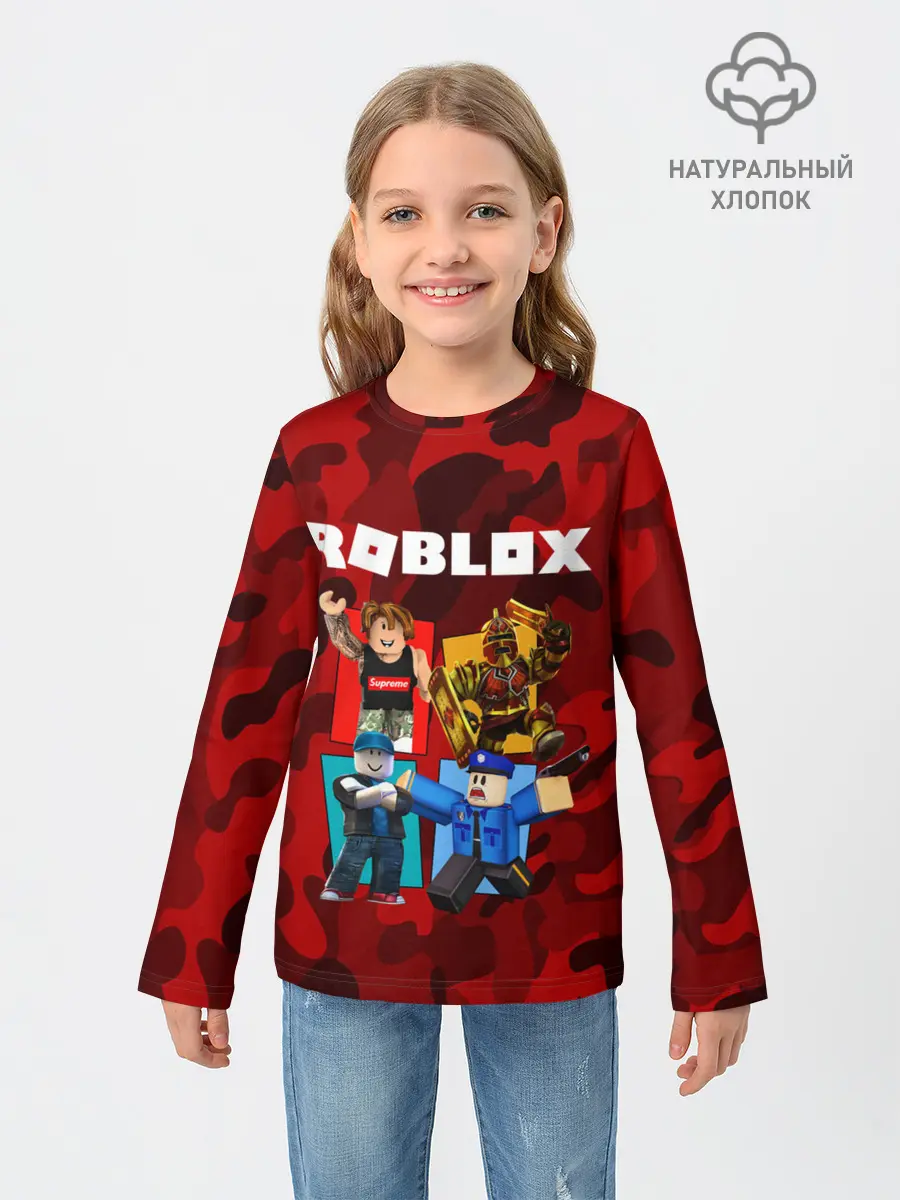 Детский лонгслив / ROBLOX