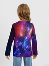 Детский лонгслив / Universe Neon