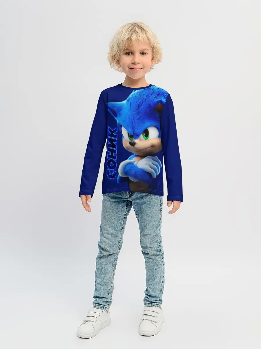 Детский лонгслив / SONIC