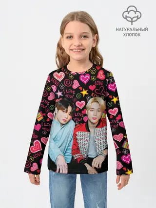 Детский лонгслив / BTS ЧиГуки