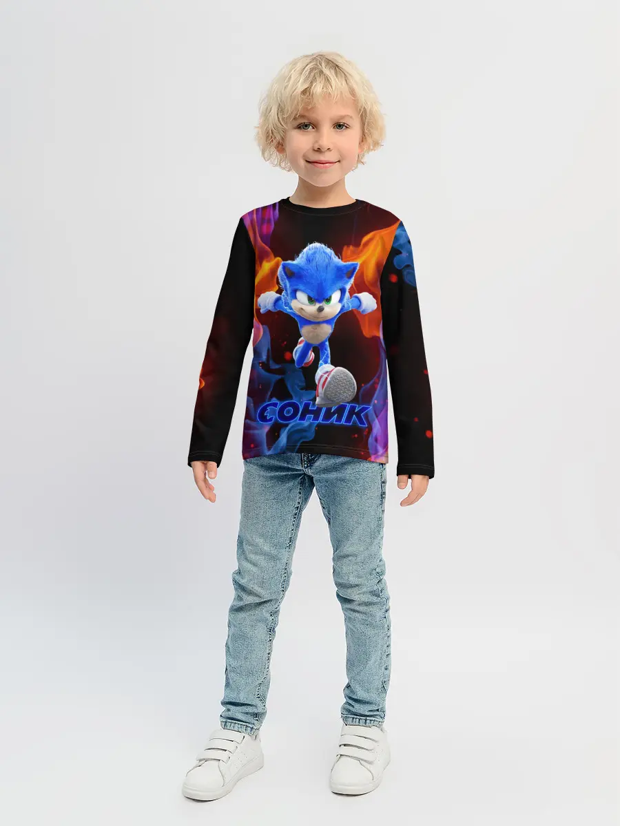 Детский лонгслив / SONIC