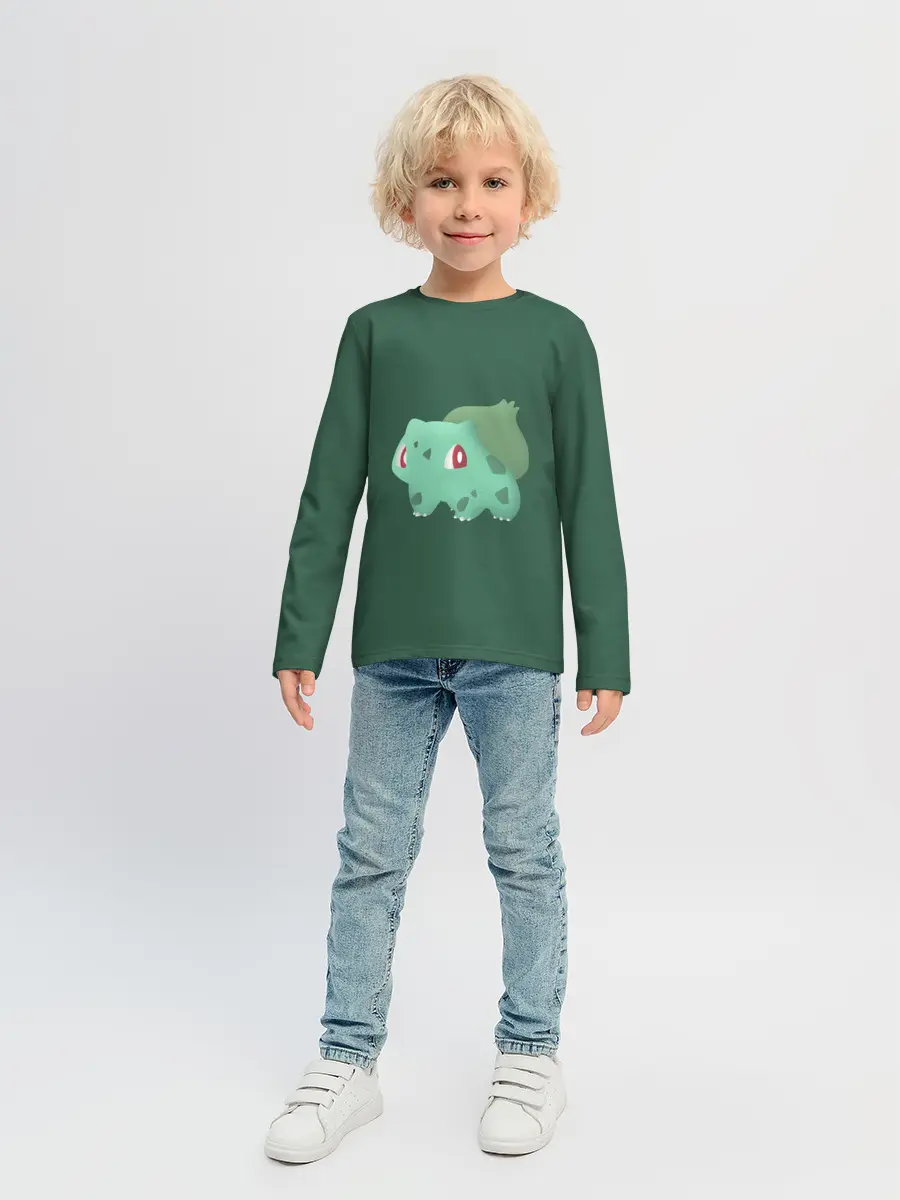 Детский лонгслив / Pokemon Bulbasaur