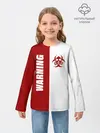 Детский лонгслив / Warning Virus