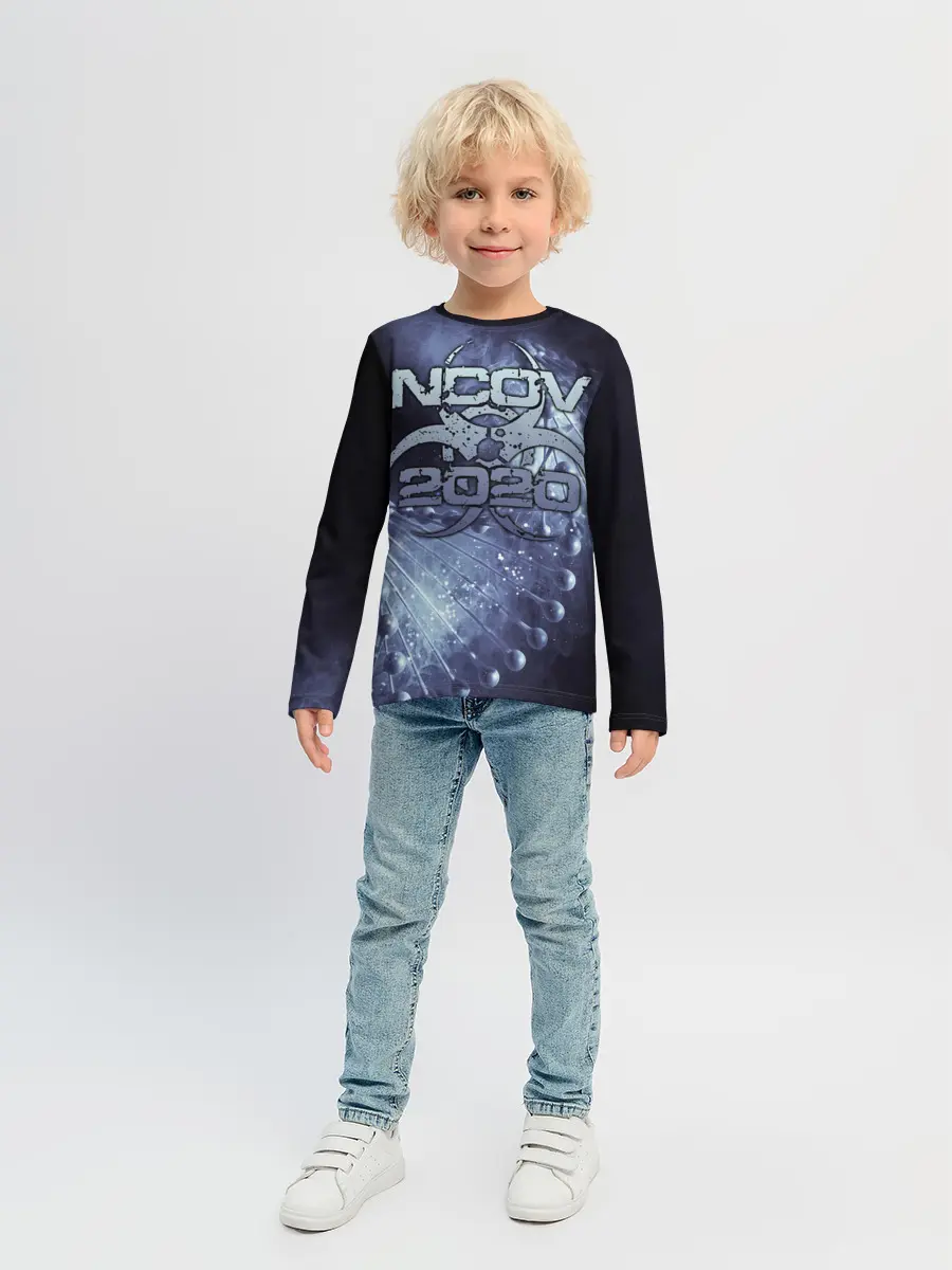 Детский лонгслив / 2020-nCoV Коронавирус