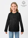 Детский лонгслив / СЕРЫЕ СОТЫ | GREY HONEYCOMBS