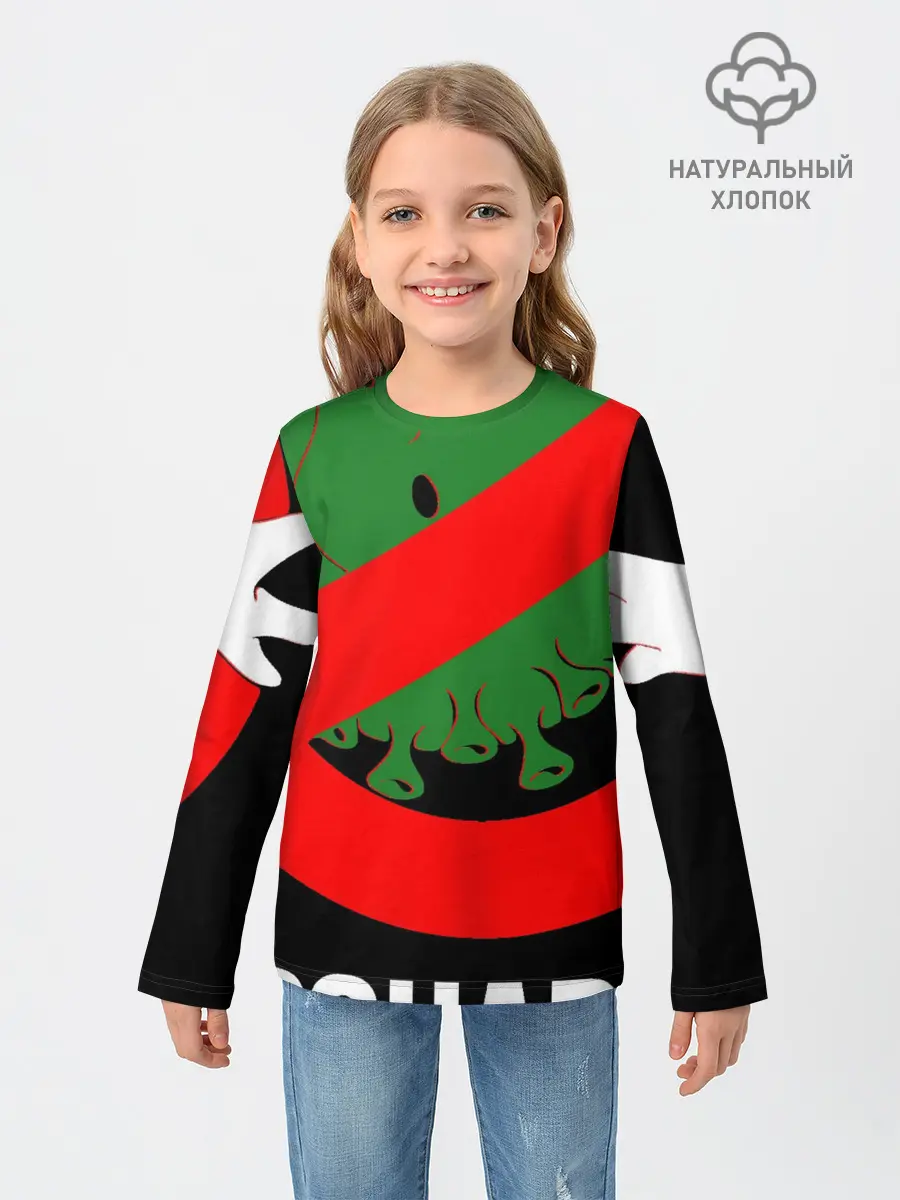 Детский лонгслив / Нет Коронавирусу