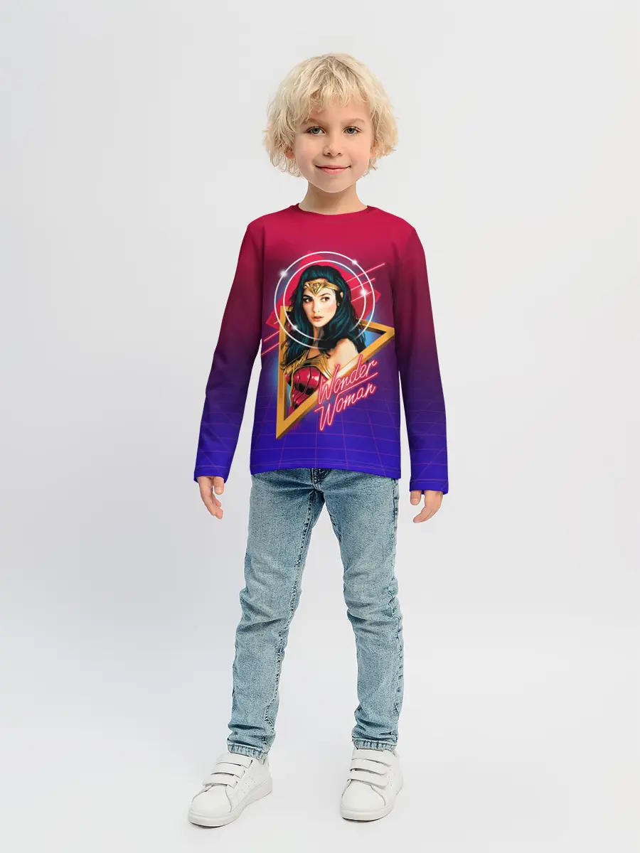 Детский лонгслив / Wonder Woman
