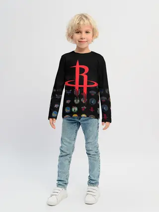 Детский лонгслив / Houston Rockets