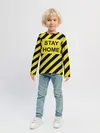 Детский лонгслив / Stay home