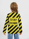 Детский лонгслив / Stay home