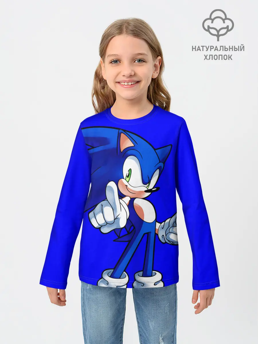 Детский лонгслив / SONIC