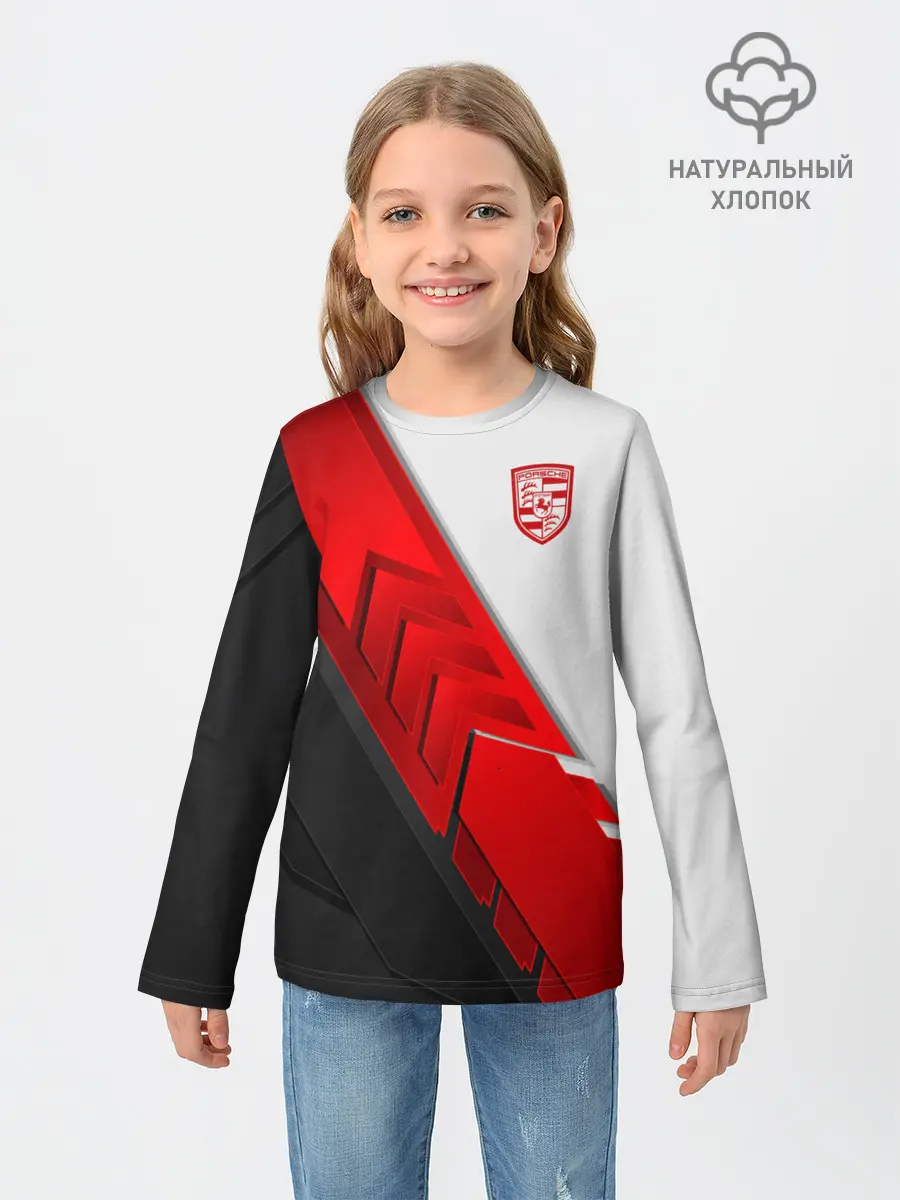 Детский лонгслив / Porsche