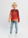 Детский лонгслив / The Flash Logo Pattern