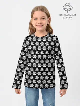 Детский лонгслив / Узор 2020