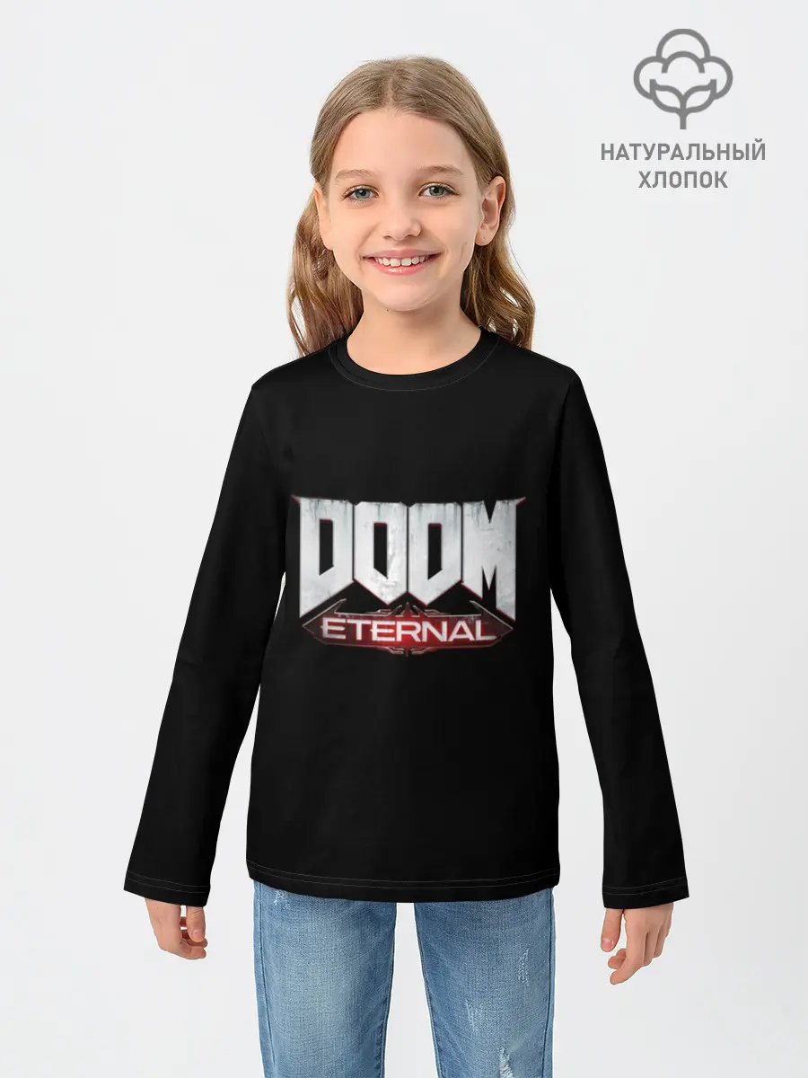 Детский лонгслив / Logo+
