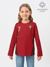 Детский лонгслив / Ronaldo home EURO 2020