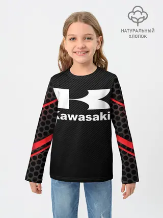 Детский лонгслив / KAWASAKI | КАВАСАКИ