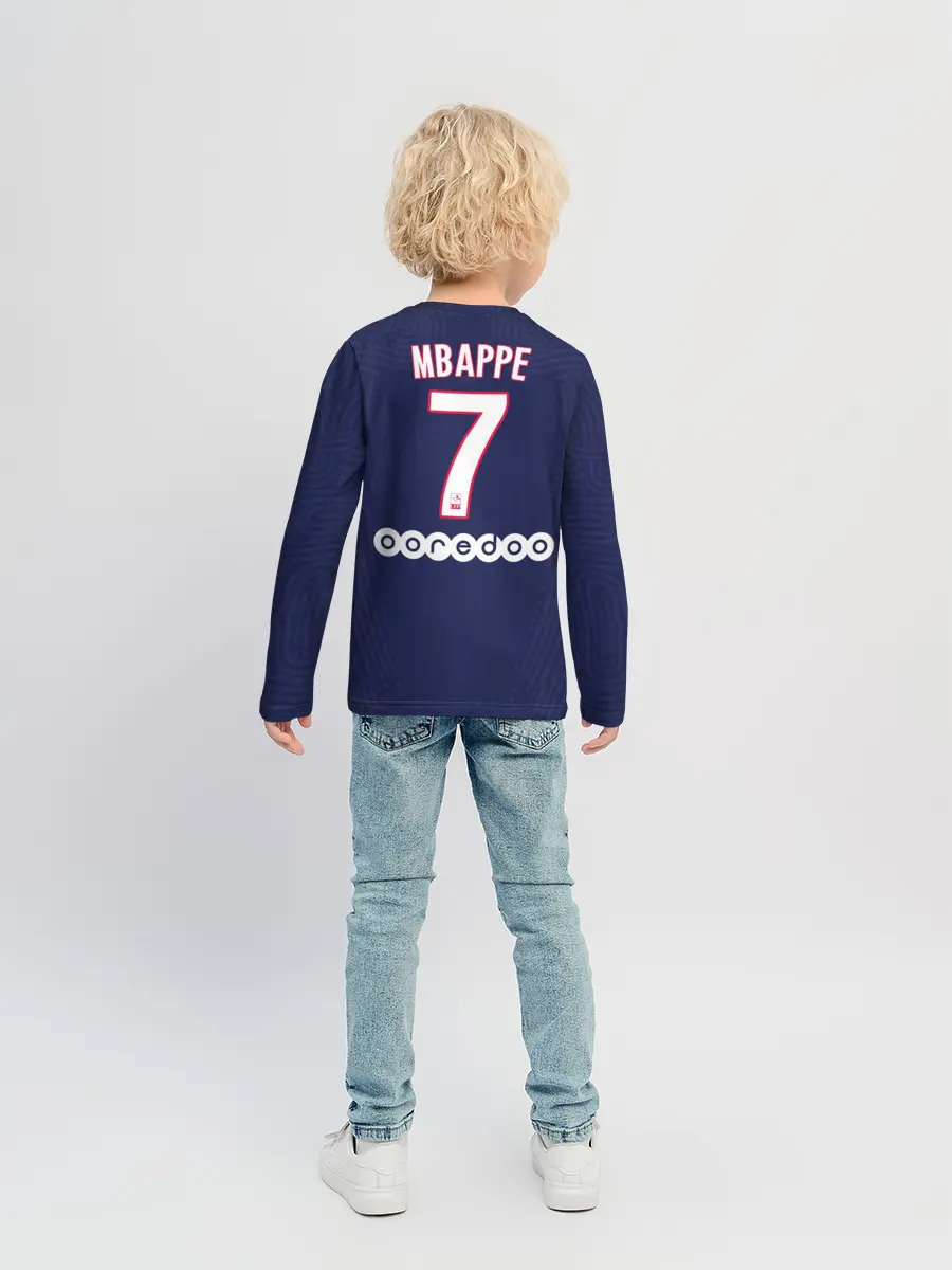 Детский лонгслив / Mbappe home 20-21