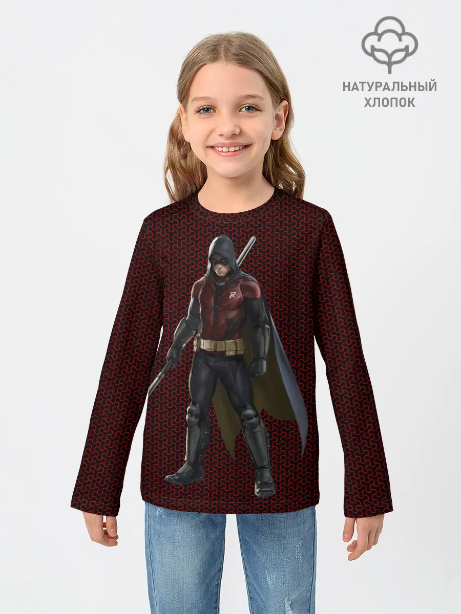 Детский лонгслив / Robin