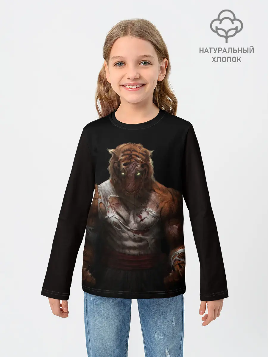 Детский лонгслив / Tiger