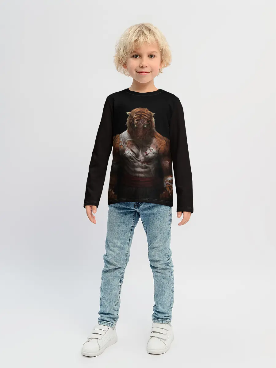 Детский лонгслив / Tiger