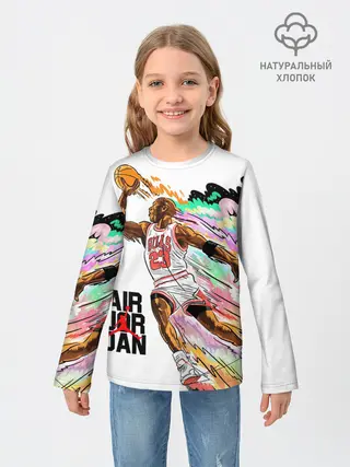 Детский лонгслив / МАЙКЛ ДЖОРДАН
