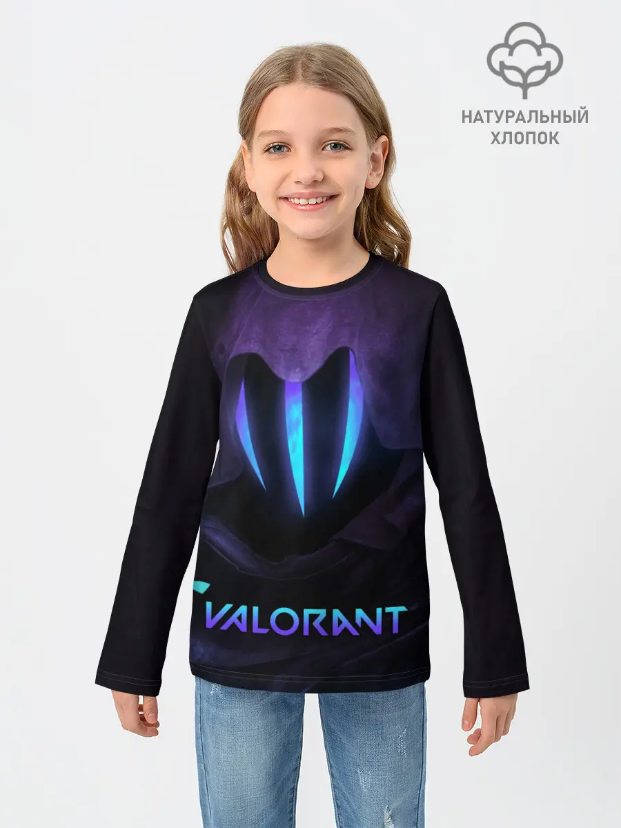 Детский лонгслив / VALORANT OMEN