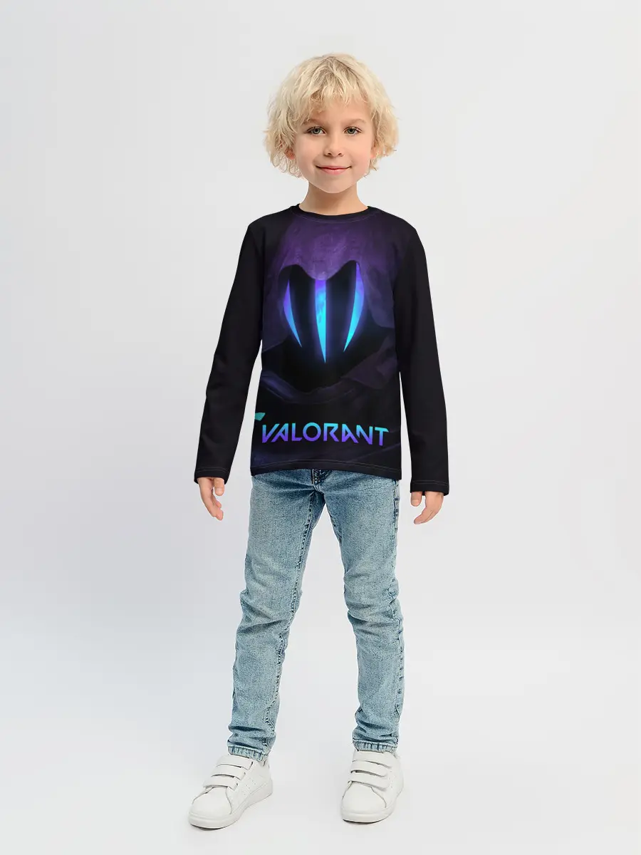 Детский лонгслив / VALORANT OMEN