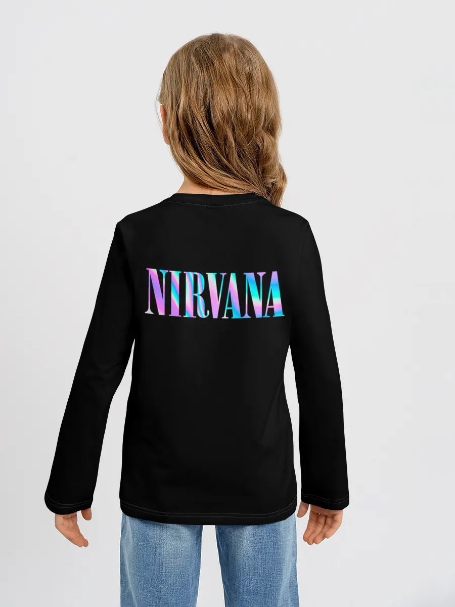 Детский лонгслив / Nirvana