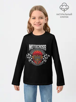 Детский лонгслив / Motocross Champion | Мотокросс