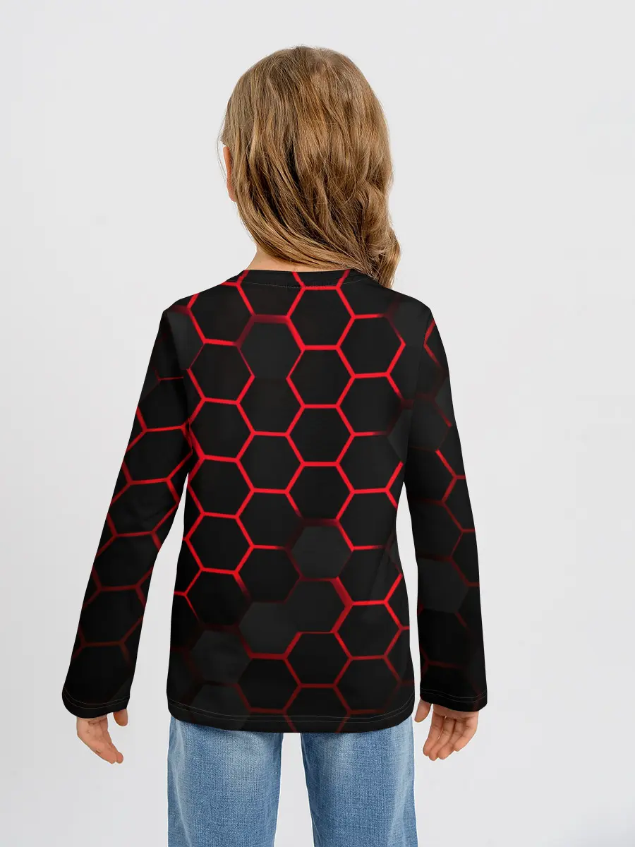 Детский лонгслив / Sans | Hexagon